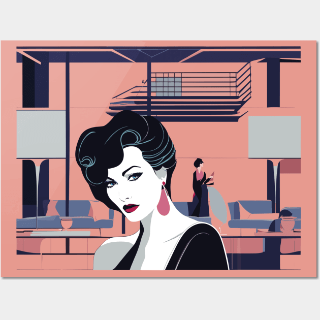 Neo Luxe Art Deco Patrick Nagel 80s - Patrick Nagel